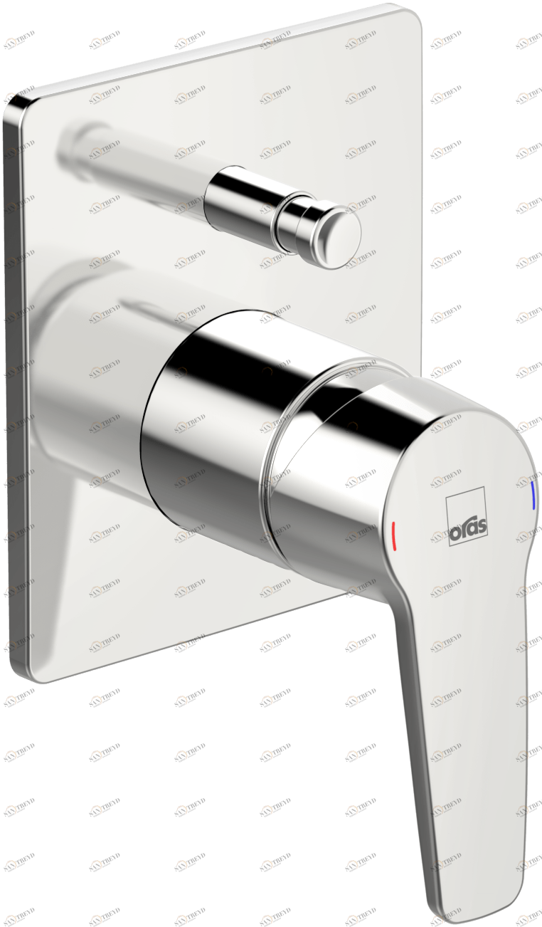 Oras 3986 Панель смесителя для ванны и душа 3986 Saga Хром 