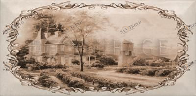 Decoupage seppia 333.3s 10х20 Kerama Marazzi 3333S