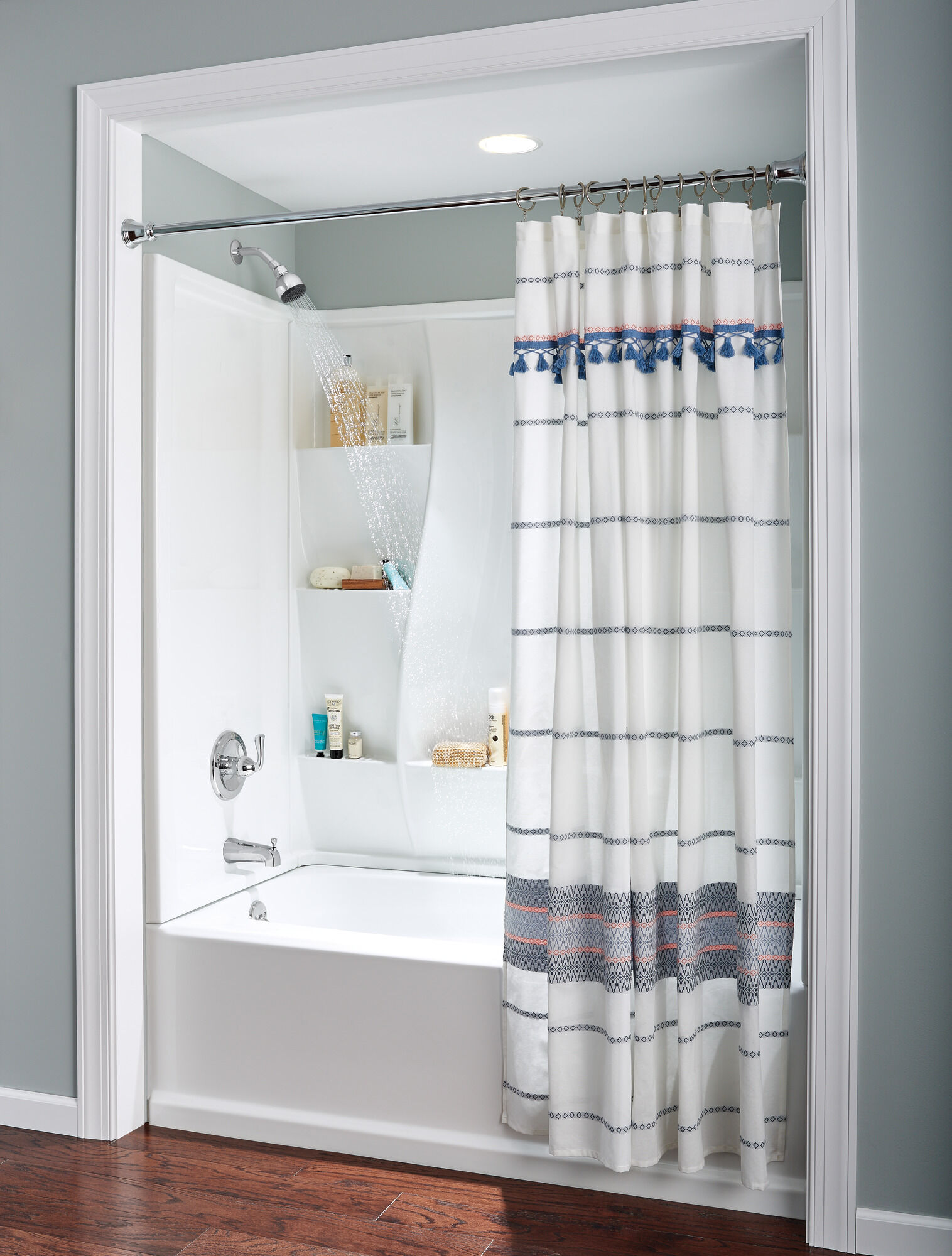 B114900C Ванна с одной ручкой и душ Delta Faucet DELTA Хром - Вид №1