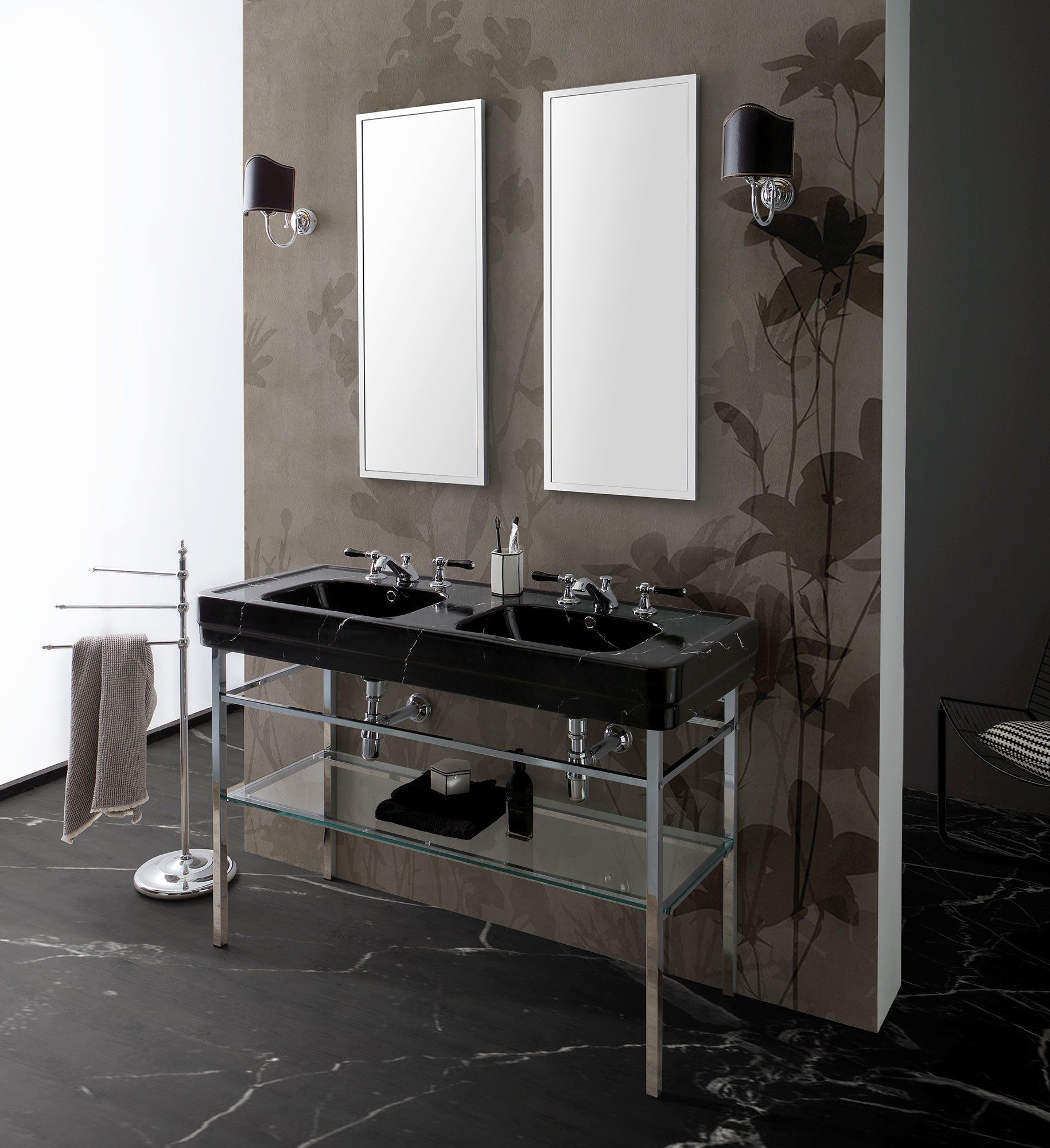 Керамическая прямоугольная подвесная раковина BLEU PROVENCE TrueColors ARCH-00040185 - Вид №9