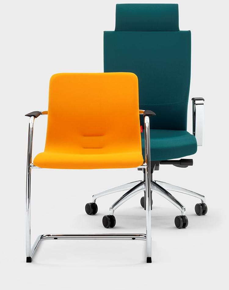 Viganò Кресло для руководителя из ткани с высокой спинкой Queen fabric sun-id-1496354 - Вид №3