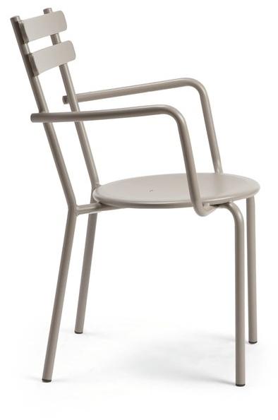 Vermobil Металлический садовый стул с подлокотниками Grace Gr300 - Вид №3