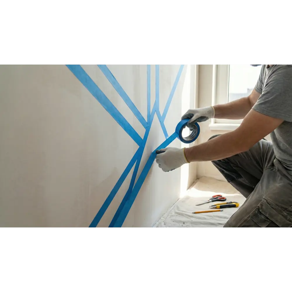 Лента малярная Maitre Deco Tools Washi 38 мм х 25 м цвет синий STLM-2052274 - Вид №3