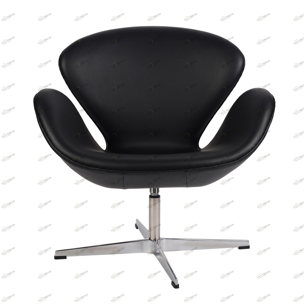 Кресло Arne Jacobsen Style Swan Chair черное SOHO DESIGN ДИЗАЙНЕРСКИЕ, SWAN 131543 Черный 