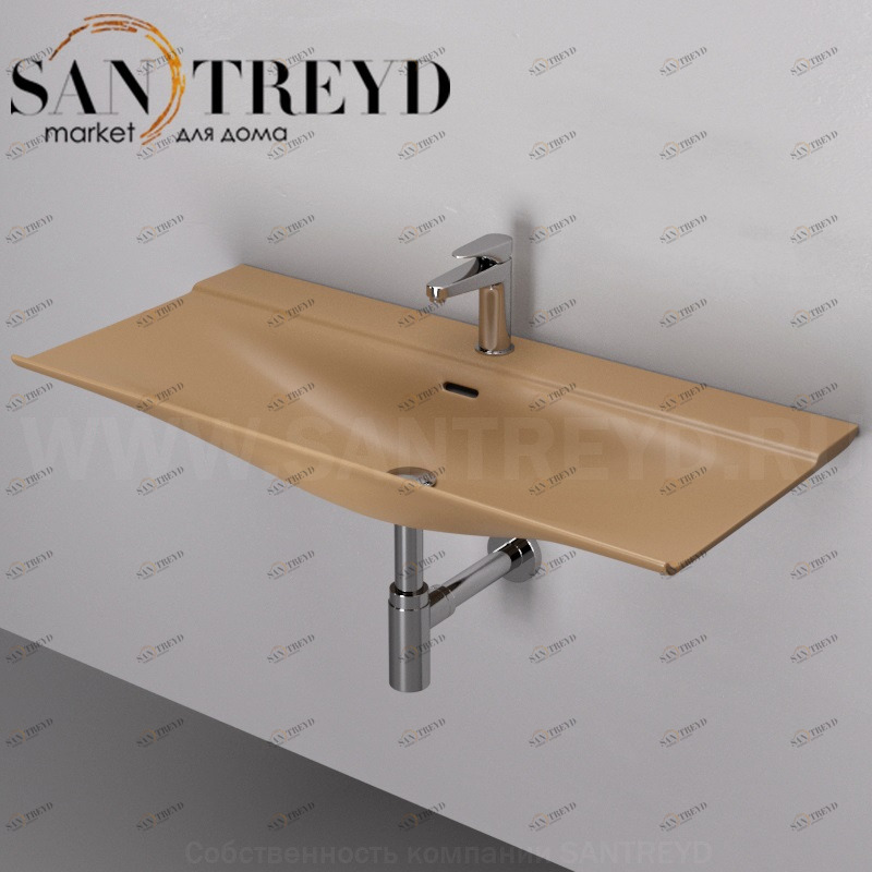 THL00240 Подвесная раковина настенная прямоугольная ArtCeram TheOne