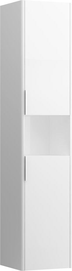 H4026921102661 Шкафчик высокий - правый с двумя дверцами и открытой полкой LAUFEN PRO