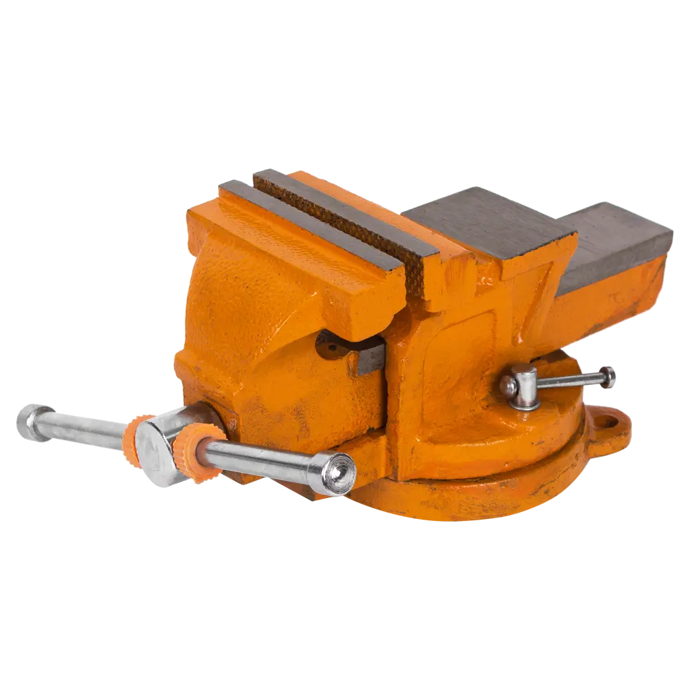 Тиски слесарные поворотные Калибр ТПСН-100 с наковальней 82038141 STLM-0018154