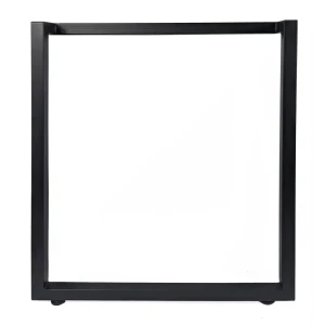 Подстолье для обеденного и письменного стола 71 см оцинкованная сталь цвет черный глянцевый