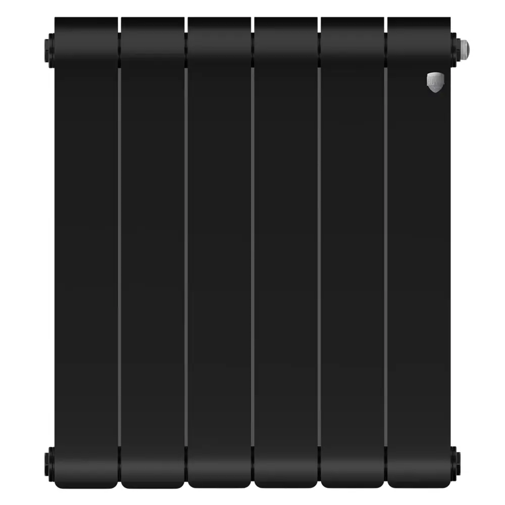 Биметаллический радиатор Royal Thermo Infinity 500/90, 6 секций, черный 89437340 STLM-1564434