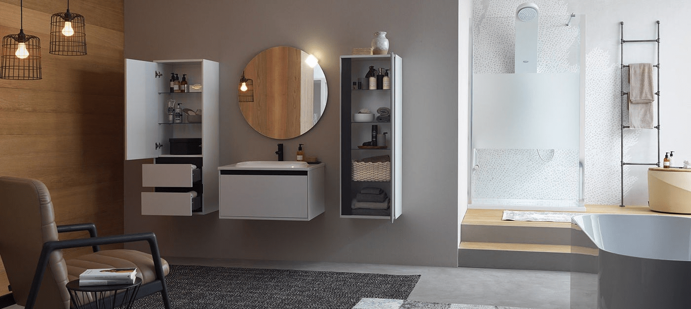 Шкаф пенал Pandora 01253  Словения Kolpa-San  - Вид №3