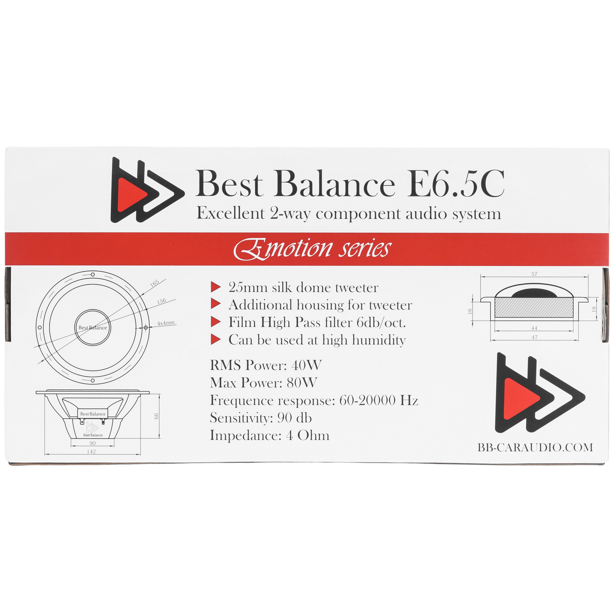 5633896 Компонентная акустическая система Best Balance E6.5C STDN-0028944 - Вид №7