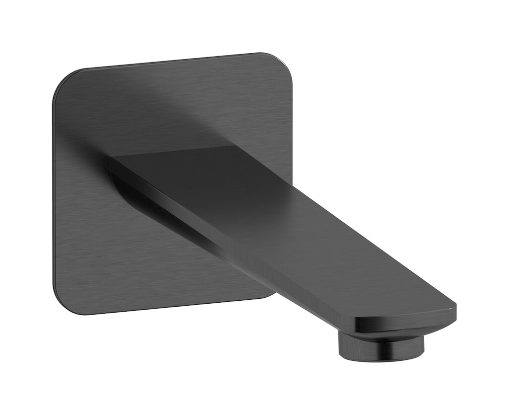 Настенный излив для ванны WE ARE IB c6327cs_22 Brushed Black Chrome C-67