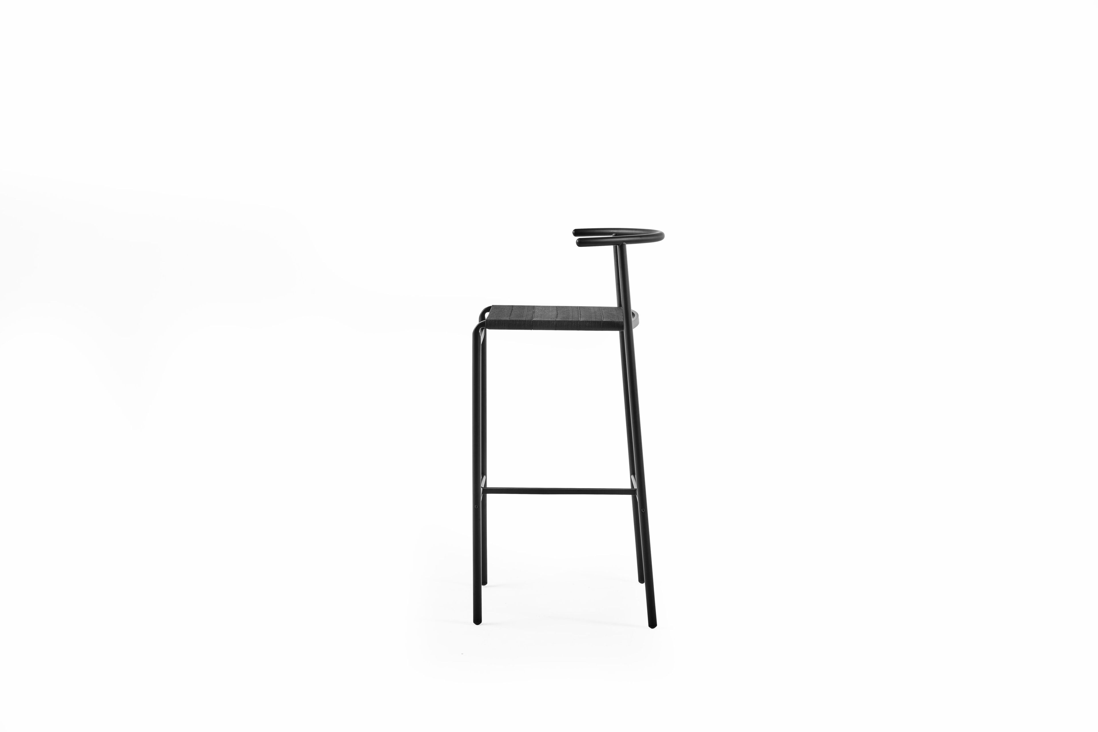 Высокий стул из стали с порошковым покрытием BALERI ITALIA Cafè Chair ARCH-00093176 - Вид №22