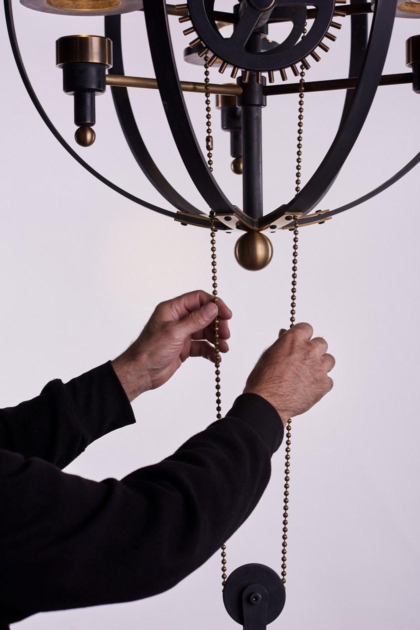 Karice Lighting Подвесной светильник непрямого света из латуни Da vinci sun-id-1381942 - Вид №3