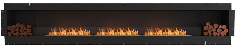 EcoSmart Fire Стальная каминная топка на биоэтаноле с панорамным остеклением Flex single sided fireplaces sun-id-1360015 - Вид №2