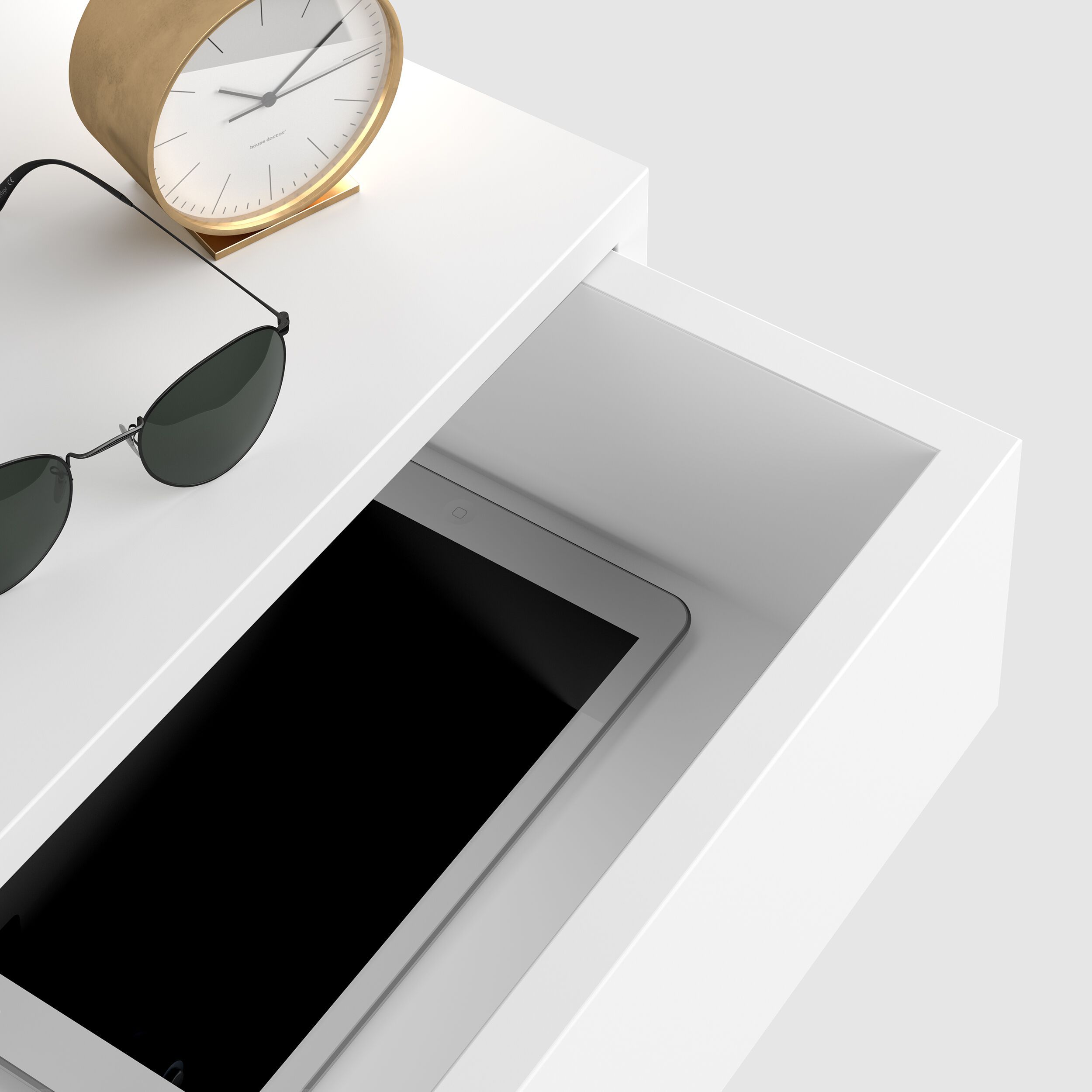 Прикроватная тумбочка с выдвижным ящиком Mobili Fiver RICCARDO ARCH-00064333 - Вид №29