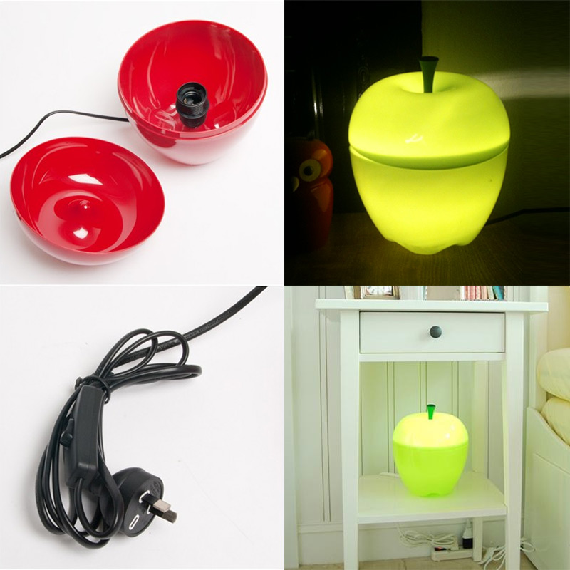 QL10035-RD Лампа happle мини красная Qualy  - Вид №3