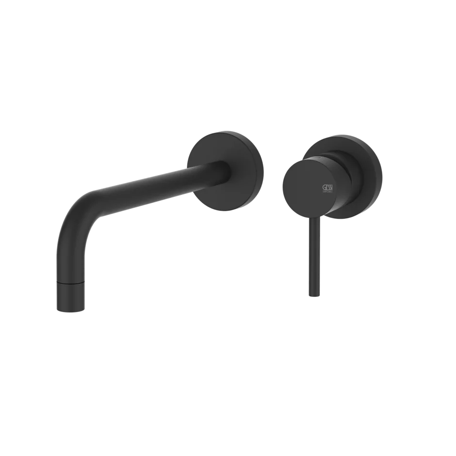 Смеситель для умывальника 44825 299 Gessi Via tortona МАТОВО-ЧЕРНЫЙ 44825299