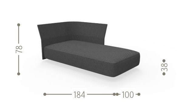 Секционный садовый диван из ткани и веревки Talenti ARCH-00118279 - Вид №19