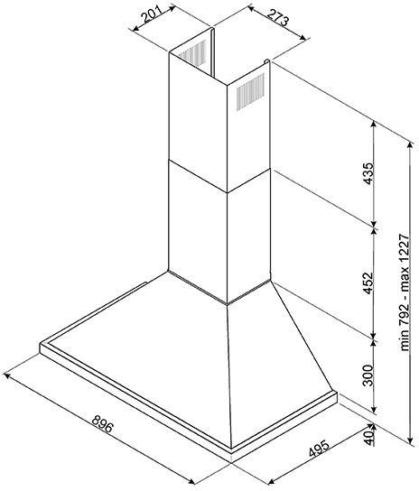 Smeg Настенная вытяжка Portofino sun-id-1444688 - Вид №12