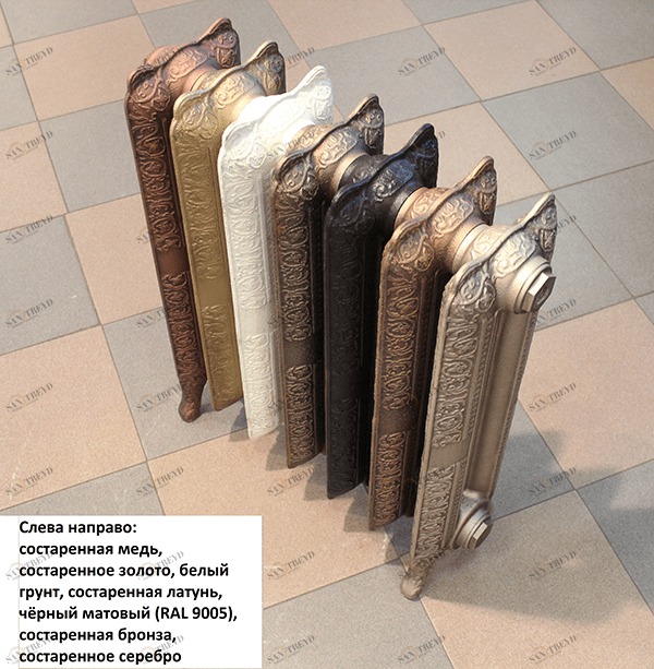 Чугунный радиатор Demir Dokum Historic 350 9 секций 7388