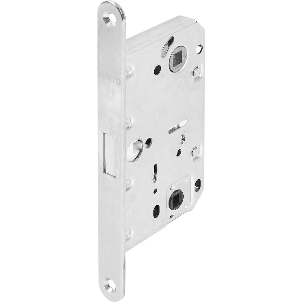 Защёлка под фиксатор 50-96, 196x195x18 мм, магнит, цвет никель матовый PUNTO STLM-2180358