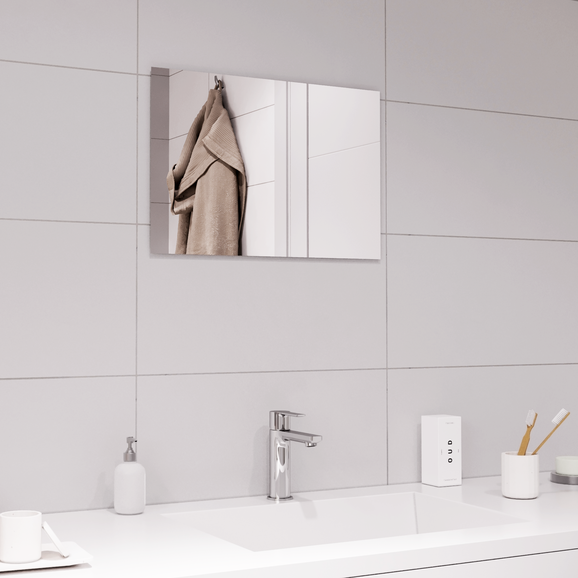 82360918 Полотно зеркальное 35x50 см 1 шт. Зеркальное полотно STLM-0025415 SENSEA  - Вид №5