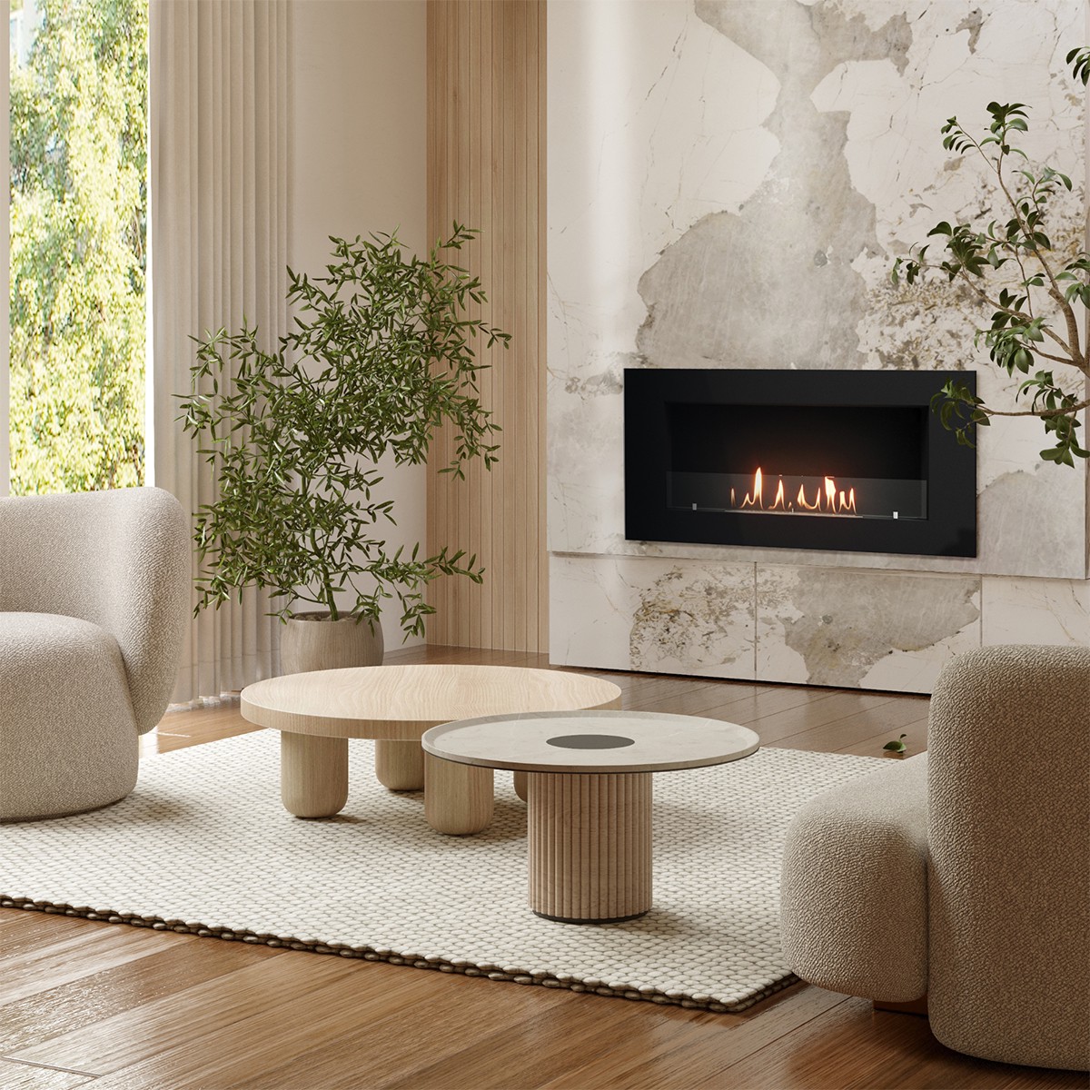 9101984 Биокамин Firelight BFP/W-110 черный STDN-0147151 - Вид №7