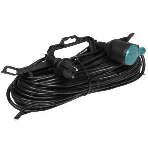 Удлинитель силовой FinePower PDS0122 черный 5086462