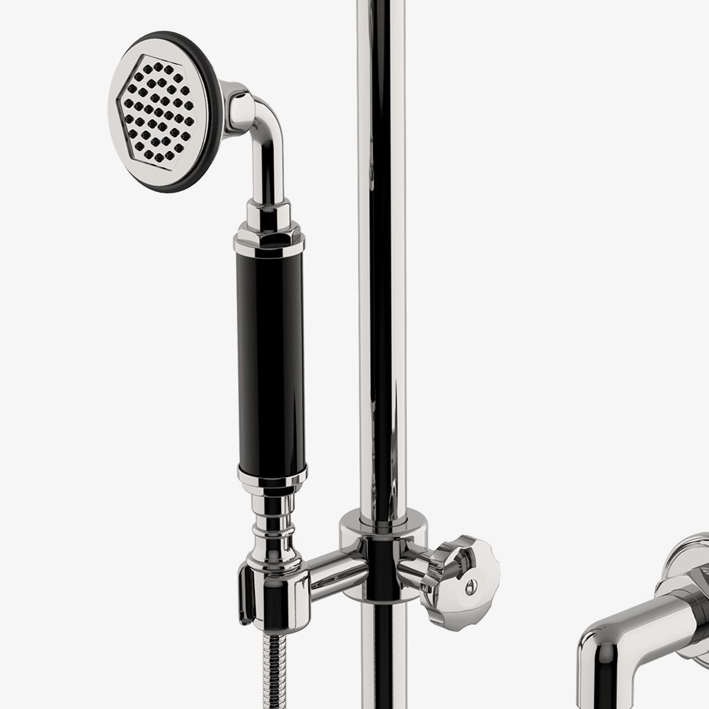RGHS11 Регулятор ручного душа на штанге с металлической ручкой Waterworks  - Вид №1