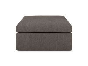 Квадратный пуф из ткани