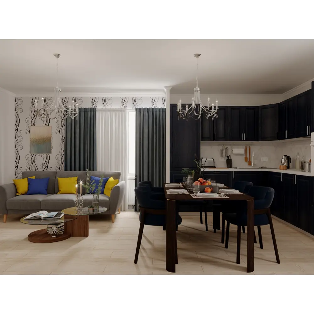 Дверь для шкафа Delinia «Антея» 30x70 см, МДФ, цвет синий STLM-2004815 - Вид №6