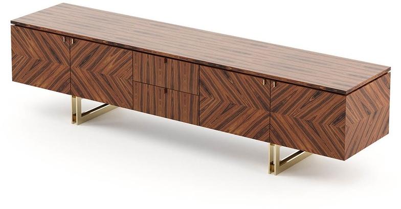 Laskasas Деревянная тумба под ТВ с ящиками Boris sun-id-1421519 - Вид №2