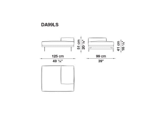 3-местный тканевый диван B&B Italia док ARCH-00033457 - Вид №100
