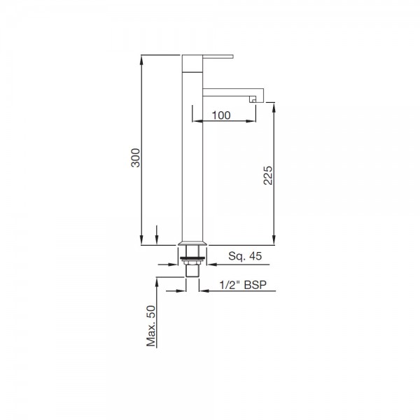 LEB-GDS-45021 Кран для раковины Artize Le Blanc Золотая пыль  - Вид №1