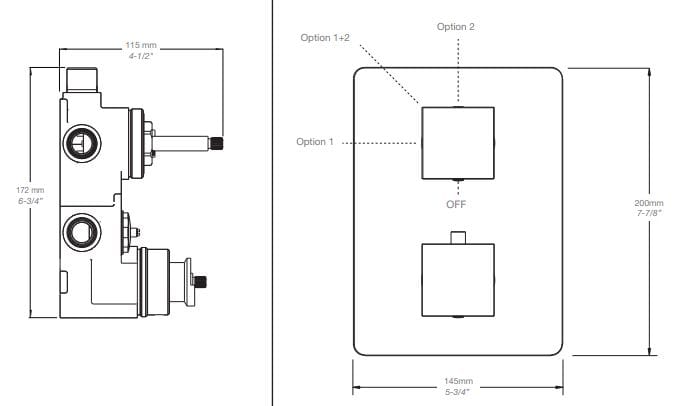 Термостатический набор для душа с душем BARIL PRO-4200-10 ARCH-00044623