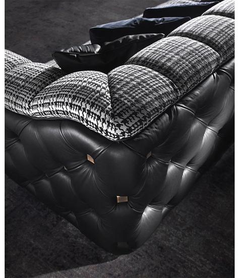 Gianfranco Ferré Home Тафтинговый 3-местный диван из ткани sun-id-1453782 - Вид №2