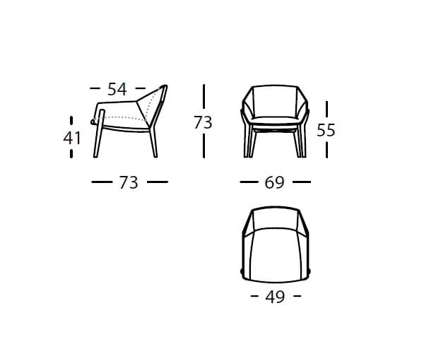 Кресло с подлокотниками SANCAL гнездо ARCH-00022716 - Вид №5