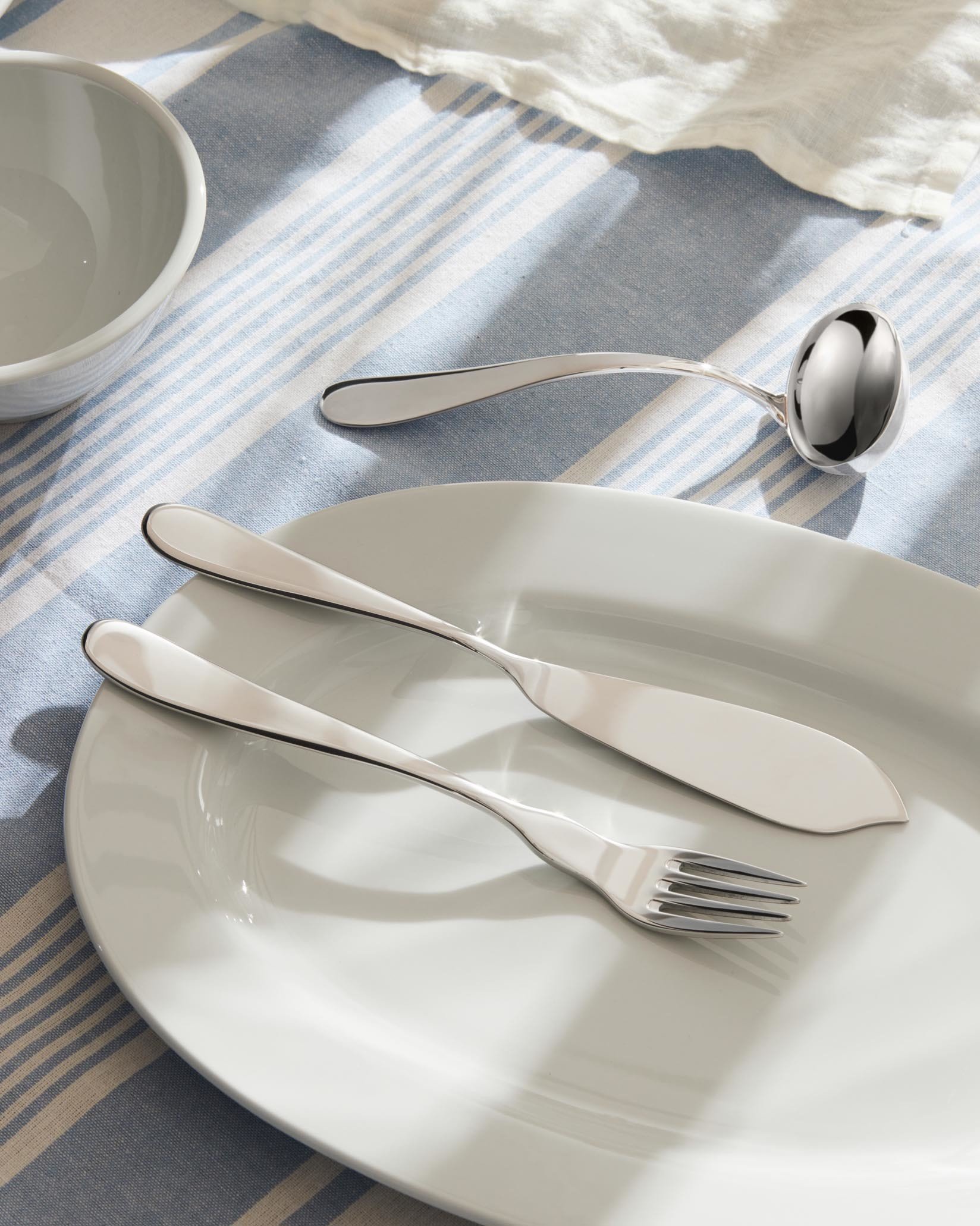 5180/13 Половник кухонный Стальной Alessi Италия Nuovo milano - Вид №1