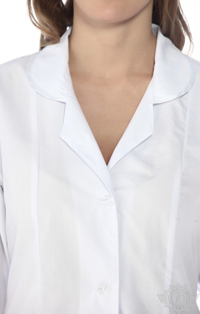 65777 Халат "Татьяна" белый  Медицинская одежда  размер 50/158-164 Спецодежда  - Вид №4