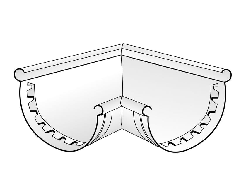 Уникальный угловой желоб 125 First Corporation First Plast ARCH-00090819