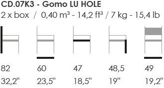 Fenabel Стул из мягкой ткани Gomo sun-id-1357834 - Вид №1