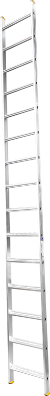 Алюминиевая односекционная приставная лестница HK1 5115 ALUMET 