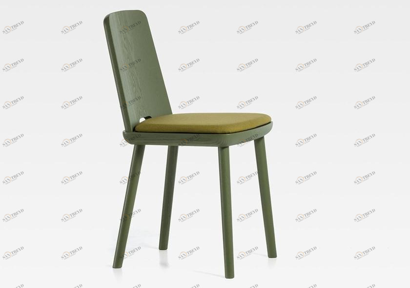 SIPA Стул из лакированного ясеня со встроенной подушкой Tablet sun-id-1377140