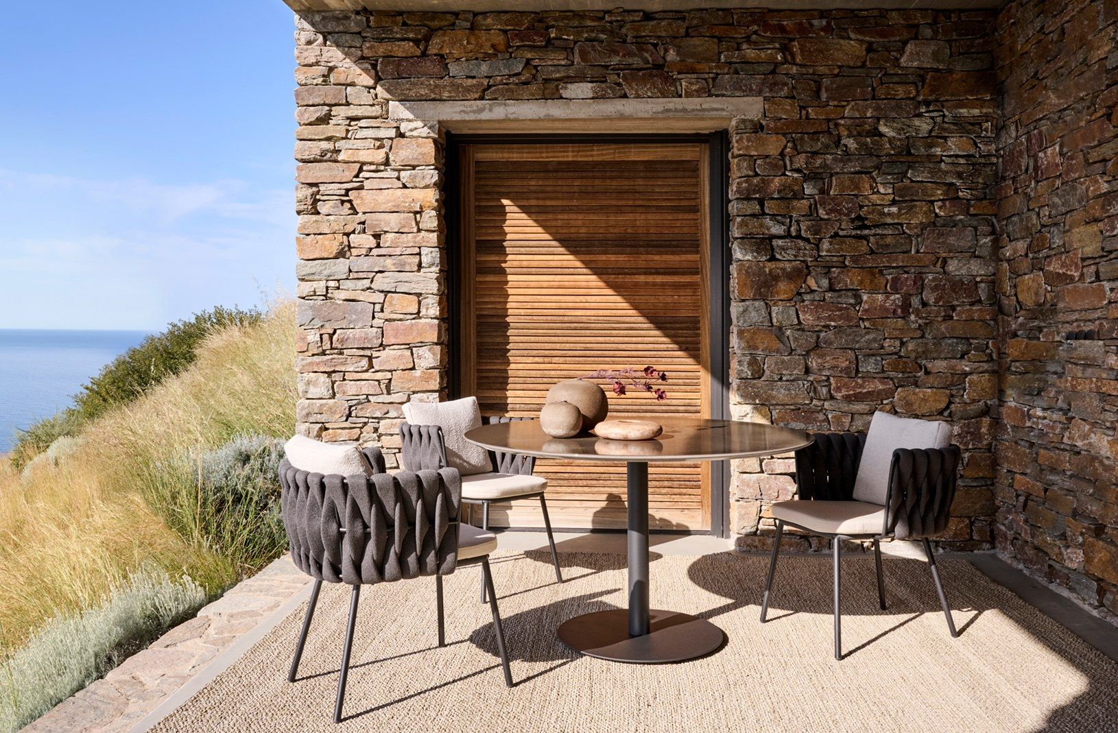 Садовый стул с тканевым подлокотником TRIBÙ Tosca ARCH-00065553 - Вид №13