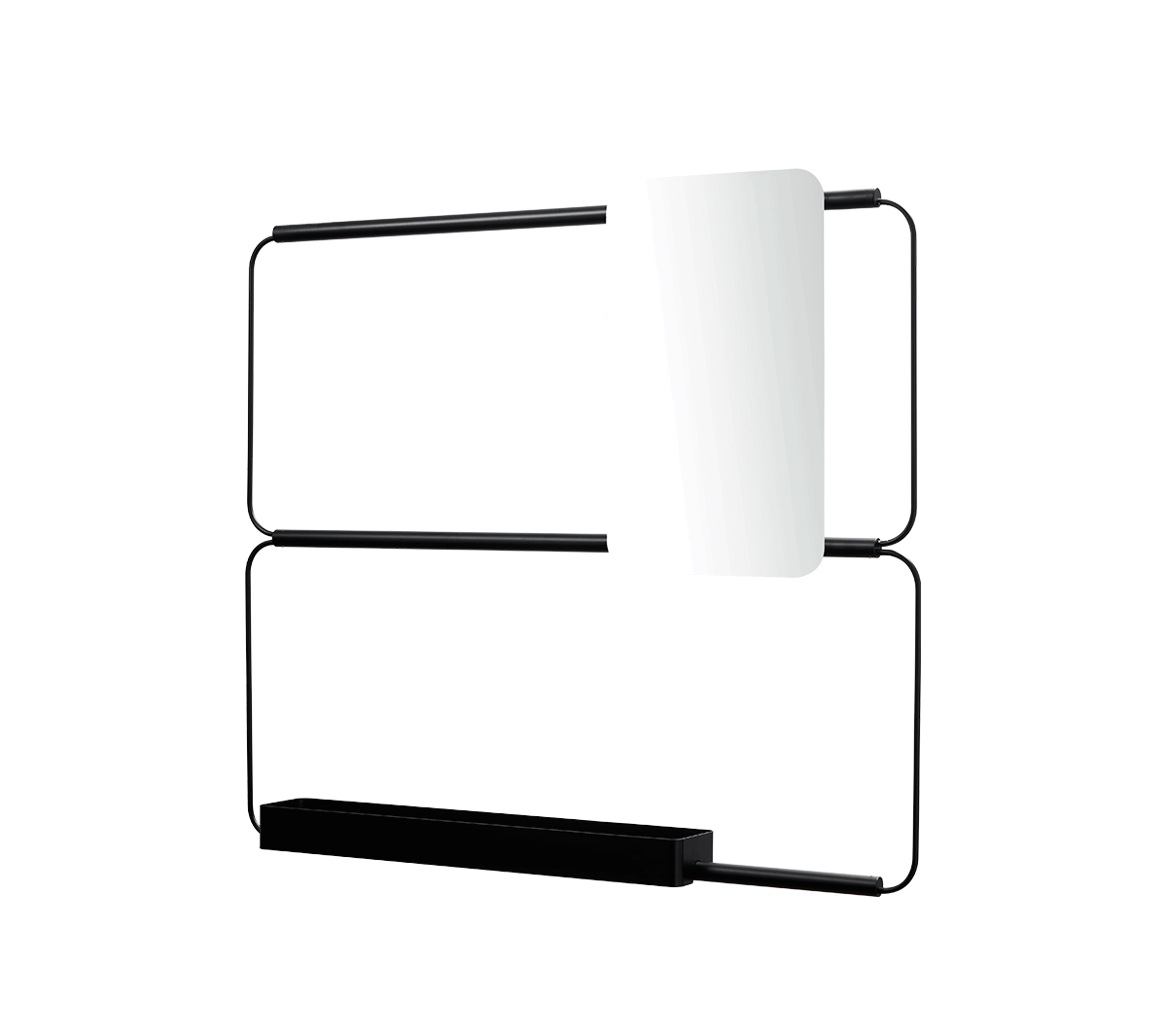 Ex.T Nudo Подвесная или настенная модульная система nudo-nero_5 - Вид №1