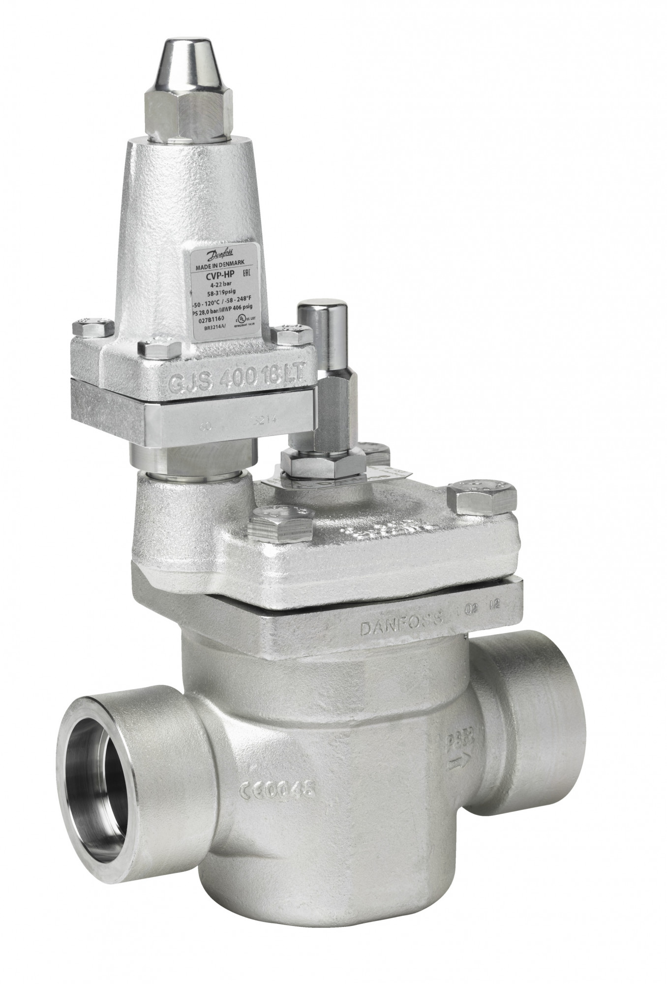 Danfoss ICS — сервоприводные клапаны с пилотным управлением ICS 25-25 (D 20) Клапан регулятор давл. 027H2068 