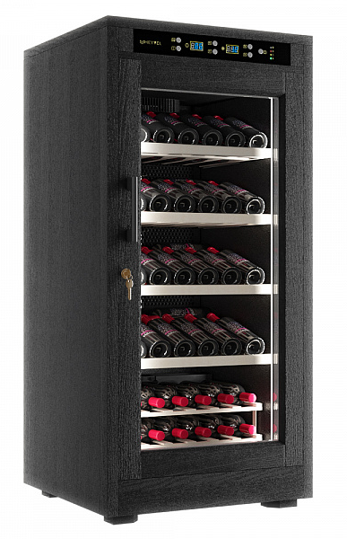 9186659 Винный шкаф Meyvel MV66-WB1-M черный STDN-0018089