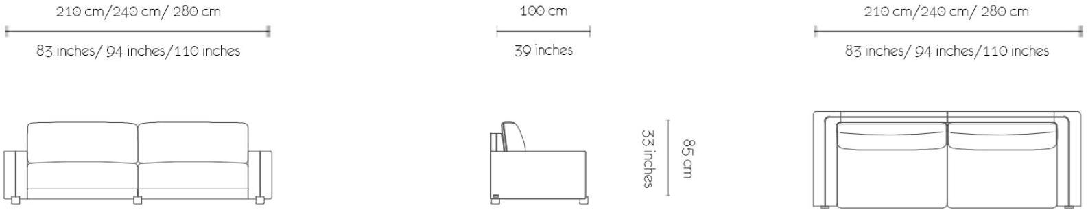 MORADA 3-х местный тканевый диван Gonna Gonna so - Вид №5