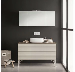 Birex Лаковая тумба под умывальник с ящиками Memento